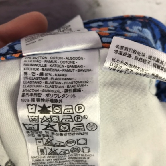 Levis 524 Too SuperLow Multi Floral Skinny Jeans - Picture 7 of 8